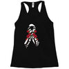carcinoid cancer ribbon and rose Racerback Tank
