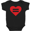 Equality Heart Baby Bodysuit