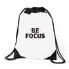 Be Focus Drawstring Bags