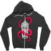 spray paint Zipper Hoodie