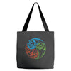 Power colour Tote Bags