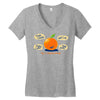 rhyming orange Women's V-Neck T-Shirt