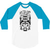 aztec design totem 3/4 Sleeve Shirt