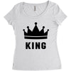 King Women's Triblend Scoop T-shirt