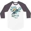wake up and drink a coffee 3/4 Sleeve Shirt