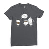 coffee that's always late Ladies Fitted T-Shirt