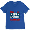 star spangled hammered V-Neck Tee