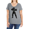 moster black had Ladies Curvy T-Shirt