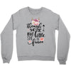 Tough She Be But Little She Is Fierce Crewneck Sweatshirt