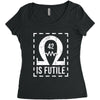 resistance is futile Women's Triblend Scoop T-shirt