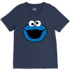 Cookie Monster Face V-Neck Tee