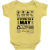 Born In May Baby Onesie