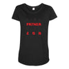 LIKE FATHER LIKE SON Maternity Scoop Neck T-shirt