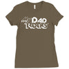 my dad rocks Ladies Fitted T-Shirt