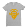 owl  (8) Ladies Fitted T-Shirt