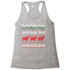 cow christmas Racerback Tank