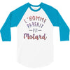 l homme parfait est motard 3/4 Sleeve Shirt