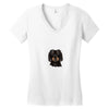 Dog1 Women's V-Neck T-Shirt