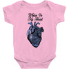 winter in my heart Baby Bodysuit