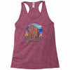 polygon bear graphic Racerback Tank