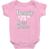 beauty is in the eye of the beer holder t shirt Baby Onesie