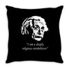 albert einstein's non believer Throw Pillow