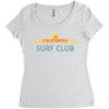 California Surf Club Women's Triblend Scoop T-shirt