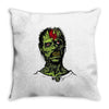 zombie brain out Throw Pillow