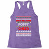 Santa Only Comes Once A Year Poppy Is Always Here To Cheer Racerback Tank