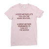 goog mom great mom Ladies Fitted T-Shirt