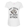 anxiety attack Maternity Scoop Neck T-shirt