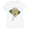 raoul duke las dead Ladies Fitted T-Shirt