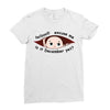 December  Peeking Out Baby Boy Ladies Fitted T-Shirt