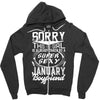 This Girl Is Taken By A Super Sexy January Boyfriend Zipper Hoodie