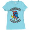 where's waldory (type) Ladies Fitted T-Shirt