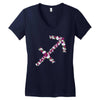 violet sagitarius Women's V-Neck T-Shirt