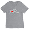 i love cats it's people who annoy me V-Neck Tee