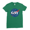 Nasa Parody Gay Ladies Fitted T-Shirt