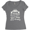 i'm not just an aunt Women's Triblend Scoop T-shirt
