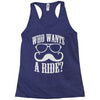 who wants to ride Racerback Tank