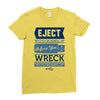 eject yourself Ladies Fitted T-Shirt
