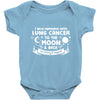 I Love Someone with Lung Cancer to The Moon and Back to Infinity Baby Bodysuit