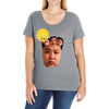 Kim Jong Un Ice T Ladies Curvy T-Shirt