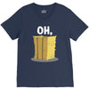 oh hay oh hey girl boy funny pun V-Neck Tee