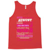 quens are born in august Tank Top