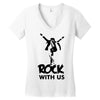 rock Women's V-Neck T-Shirt