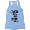 The Fishing Legend Reeling Them In For 40 Years Racerback Tank