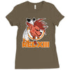 cosmo canyon reds Ladies Fitted T-Shirt