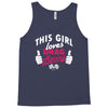 this girl loves drag racing Tank Top