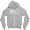 fishing   problem solved Zipper Hoodie